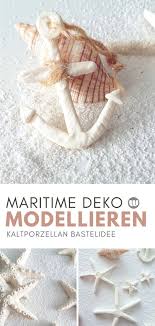 Seesterne Basteln Aus Kaltporzellan Maritime Seestern Deko Kaltes Porzellan Maritime Deko Und Deko Basteln