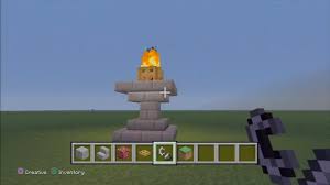 You will now build a. Minecraft Medieval Torch Build