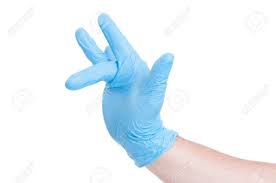 婦人科医の手が白い背景で隔離の指挿入ジェスチャーを作るの写真素材・画像素材 Image 42157481