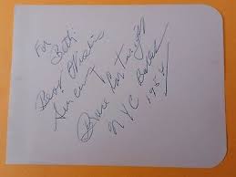 Shaun O'Brien (d. 2012) & Bruce Cartwright Signed Album Page