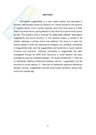 Tesi Di Laurea Magistrale In Psicologia Dello Sviluppo