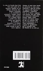 / camilo josé cela, citas. La Colmena Letras Hispanicas Amazon De Cela Camilo Jose Fremdsprachige Bucher