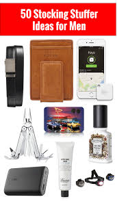 Take a mini voluspa candle or a cool leather hand sanitizer keychain, for example. 50 Stocking Stuffers For Him Friday We Re In Love