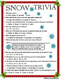 Yellow snow is the topic of many a winter joke. Christmas Trivia Allows Our Memories To Go Back To Our Childhood