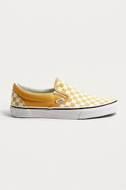 Black And Grey Slip On Vans Junior Vans Classic Yellow Checkerboard Slip On Trainers Yellow Vans Vans Slip On Yellow Slip On Vans