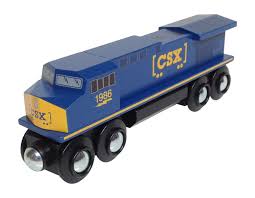 Csx Diesel Locomotive Wooden Train Choo Choo Track Toy Co Wooden Train Track Toy Wooden Toy Train