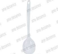 Amazon.com: AME D'ESSENCE 12" Melamine Solid Spoon White ...