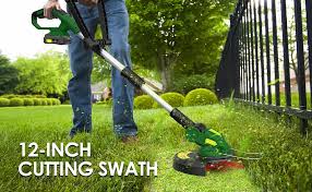 The string trimmer can cut around stones or trees without causing destruction or damaging plants in the although its lifespan depends on the manufacturer, the area plays here the most important role. Amazon Com Cordless String Trimmer Electric String Trimmer Edger Battery Powered 20v Weed Eater With Battery Charger Grass Trimmer For Multi Angle Adjustment Cutting Lightweight Lawn Trimmer For Mowing Garden