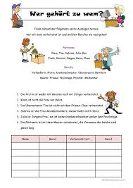 Logical Wer Gehort Zu Wem Logic Schulkinder Bildungssprache