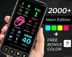 200 Ios 14 Icons App Covers Ios 14 Icons Boho Aesthetic Etsy App Icon App Covers Homescreen