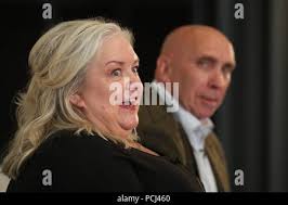 Retired couple Fred, 67, and Lesley Higgins, 57, from Laurencekirk,  Aberdeenshire celebrate after winning£57.9 million