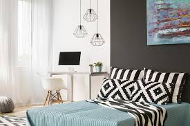 This combination of office and guest bedroom is very beautiful. How To Organize Design A Home Office Guest Bedroom Extra Space Storage