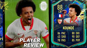 It's been an up and down la liga season so far! Kounde Esta De Vuelta Jules Kounde Tots 88 Review Fifa 21 Youtube