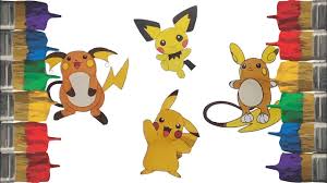 Pichu pikachu raichuhi, guys!today we will draw pokemon pikachu coloring pages!you can use colored markers. Pokemon Coloring Pages For Kids And Children Draw Pikachu Pichu Raichu And Alolan Raichu Youtube