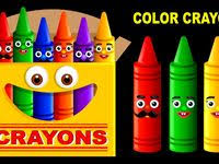 Learn Colors Quickly With Crayons Teach Children Colours Baby Kids Learning Videos Learning Colors Kids Learning Videos Teaching Kids