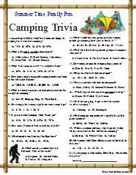 Community contributor can you beat your friends at this quiz? Our Camping Trivia Game Includes Charades And A Scavenger Hunt