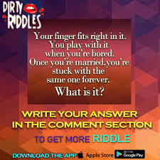 Maybe you would like to learn more about one of these? Dirty Riddles Dirty Riddles Twitter