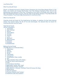 Diet Chart For High Uric Acid Levels