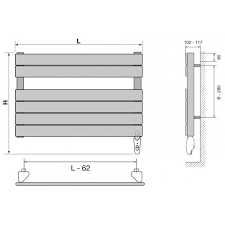 Seche serviette electrique petite largeur. Seche Serviettes Electrique Lvi Apaneo Bas 600w Fluide 4890132