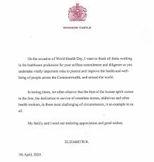 The queen has issued a statement following talks held between senior members of the royal here is her statement in full: Queen Posts World Health Day Statement So Counties