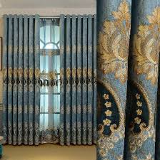 Create a romantic effect by adding 2 to 6 inches to this length, sizing the curtains so they. China European Style Curtain Luxurious Living Room Blackout Curtains Floor To Ceiling Windows Chenille Embroidered Curtains China Curtain Fabric And Textile Price
