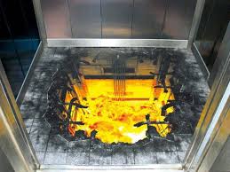 Cool It Is A Wrap Done In An Elevator Floor 3m Floor Art 3d Floor Art Floor Graphics