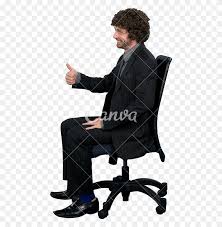 Person sitting on rolling chair using computer on desk illustration, programmer computer programming laptop professional, architectural engineer material, electronics, computer four person sitting on chair in front of chart illustration, meeting, meeting to explain, text, public relations png. Man Sitting On Chair Person Sitting In Chair Png Stunning Free Transparent Png Clipart Images Free Download