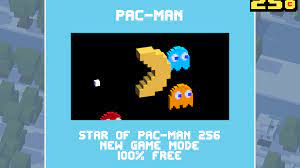 Crossy road · action game · gaming. Get Pac Man In Crossy Road For Free