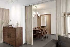 image result for doorzichtige scheidingswand maken van verticale houten latten dining room design modern house interior modern dining room