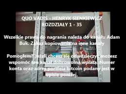 Quo Vadis Henryk Sienkiewicz Czyta Adam Buk Cz 1 2 Youtube