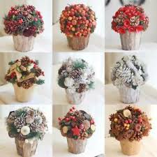 Want to send your love across miles? Floral Arrangement Christmas Dried Flowers Table Top Home Decoration Handcrafted Ebay