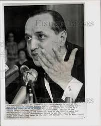 1962 Press Photo Jackie Bright testifies at Senate committee in Washington 