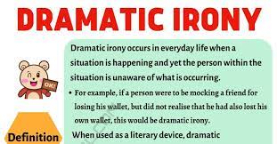 Dramatic Irony Definition And Examples In Speech Literature And Film 7esl Examples Of Dramatic Irony Catchy Business Name Ideas Irony Examples
