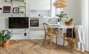 Lighting differentiates the various areas. Kitchen Flooring Ideas To Spruce Up Your Space Rcs