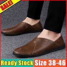 Saiz kasut malaysia tak sama dengan saiz kasut uk. Yealon Kasut Kulit Lelaki Kasut Kulit Kasual Lelaki Saiz Besar Men S Casual Genuine Leather Hand Stitched Loafers Slip Ons Shoes Kasut Kulit Lelaki Hitam Kasut Lelaki Murah Plus Size 38 46 Shopee Malaysia