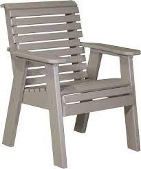 Luxcraft Classic Rollback Recycled Plastic 2ft Chair Lead Time To Ship 12 Weeks In 2021 Outdoor Chairs Poly Outdoor Furniture Patio Chairs
