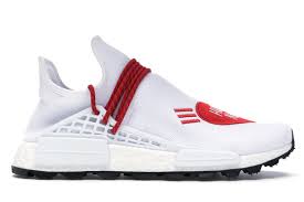 Adidas Nmd Hu Pharrell Human Made White Red