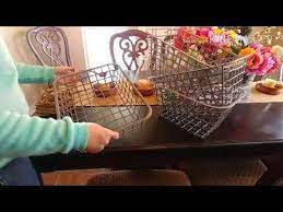 Diy Farmhouse Baskets Using Dollar Tree Items Super Cute And Affordable Youtube Dollar Store Diy Diy Dollar Tree Decor Dollar Stores