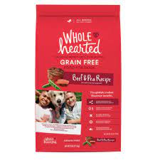 Wholehearted Grain Free All Life Stages Beef Pea Formula Dry Dog Food 40 Lbs Pet Food Ratings
