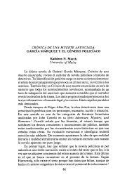 Page 61 Of Cronica De Una Muerte Anunciada Garcia Marquez Y El Genero Policiaco Words Word Search Puzzle