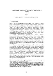 Dalam bidang budaya kerja sama berupa melestarikan budaya indonesia. Budaya Kerja Research Papers Academia Edu