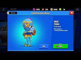 Happy lunar brawl, new skin street ninja tara and new. Buying Iris Tara Skin Brawl Stars Youtube