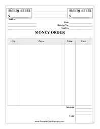 Remember, a money order is as valuable as cash and should be handled carefully. Money Order Receipt Pdf Forms Online Don T Delay Free Trial