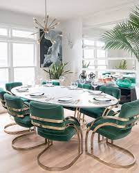 Dining room table amp chairs. A Millennial Couple On A Budget Used Ebay And Craigslist To Create Their Dream House Luxury Dining Room Dining Room Interiors Elegant Dining Room