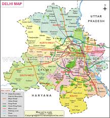 Delhi is india's capital and seat of government. Delhi Map Map Of Delhi City State India