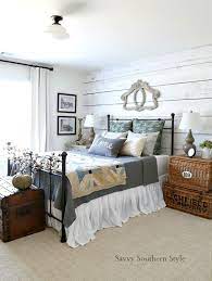 Your bedroom is should be comfortable. Fall Style French Farmhouse Guest Bedroom Farmhouse Guest Bedroom French Country Bedrooms Bedroom Decor