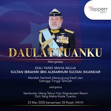 Sultan ismail shah ibni almarhum. Toppen Shopping Centre On Twitter We Would Like To Wish Our Beloved His Majesty Sultan Ibrahim Ibni Almarhum Sultan Iskandar The Sultan Of Johor A Healthy And Blessed Birthday From All Of