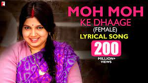 Moh Moh Ke Dhaage | Lyrical Song | Dum Laga Ke Haisha | Ayushmann, Bhumi |  Monali | Anu Malik, Varun - YouTube