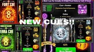 Check out more 8 ball pool cue items in sports & entertainment, toys & hobbies, men's clothing, automobiles & motorcycles! 8 Ball Pool 4 New Cues Coming Tempest Cue Terra Cue Fury Cue And Dynamo Cue Pool Avatar In Yt Youtube
