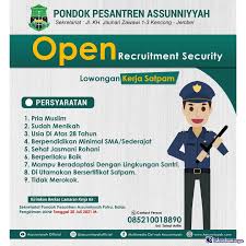 We did not find results for: Lowongan Kerja Satpam Pondok Pesantren Assunniyyah Jember Di 2021 Kerja Pondok Pendidikan